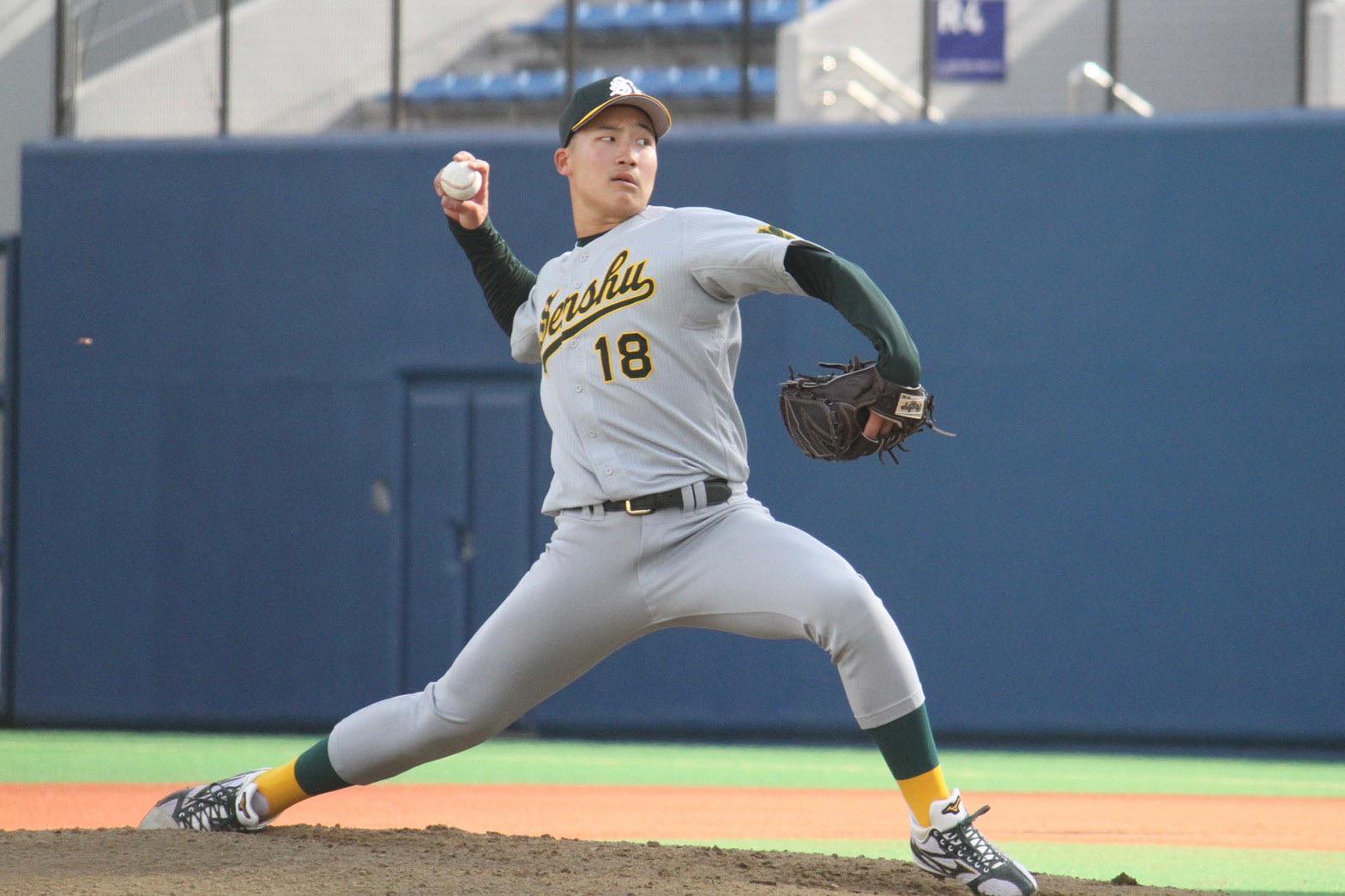 2022プロ野球ドラフト会議 菊地吏玖が千葉ロッテマリーンズから1位指名 